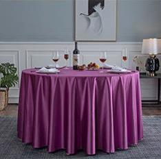 Nappes de tables rondes pour 10-12 personnes