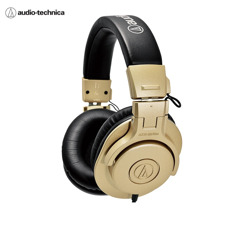 Original Audio-Technica ATH-M30x Professional Monitor Headphones Closed-back Dynamic Over-ear Headsets HiFi Foldable Earphones