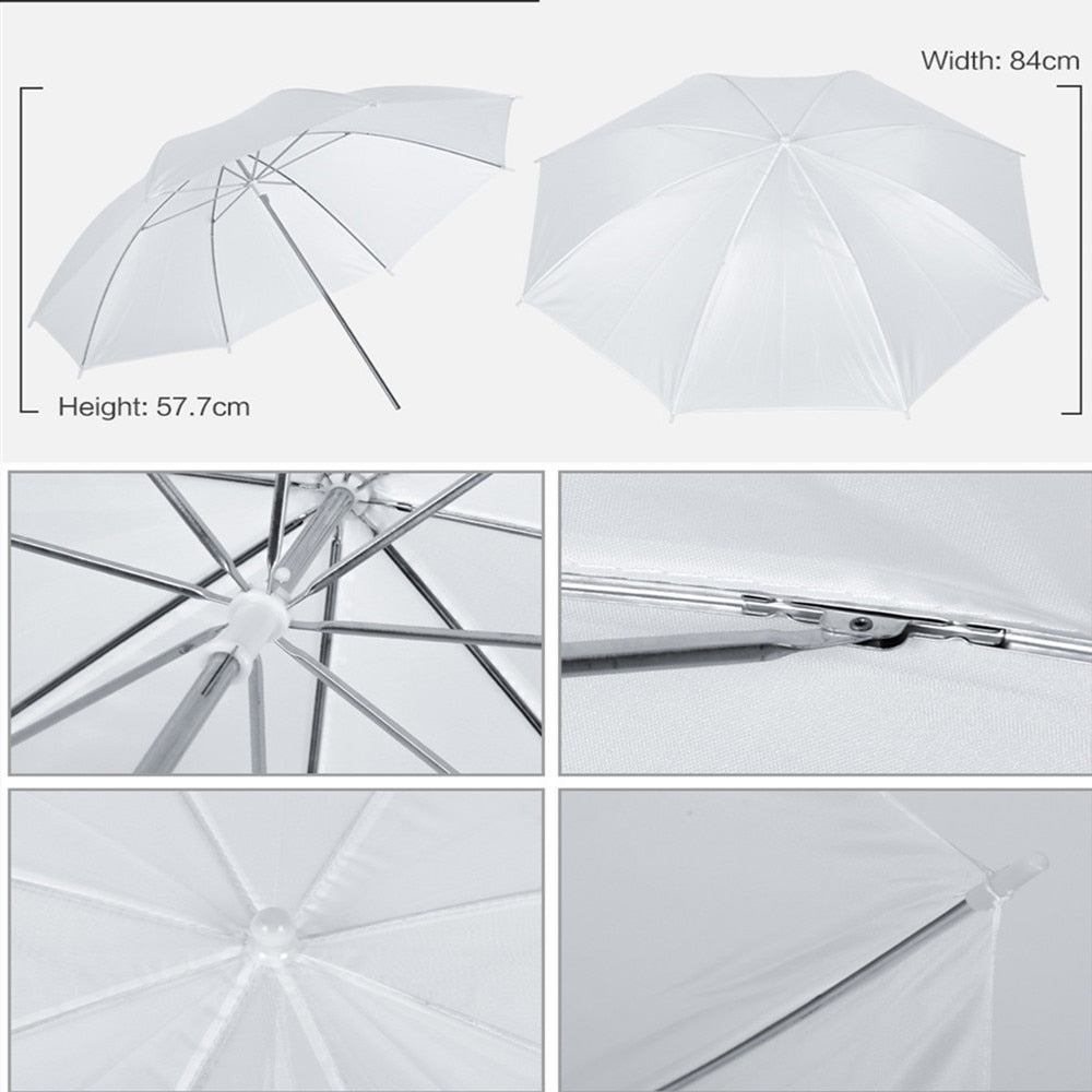 SH Photo Studio Lighting Kit 2x3M Background Support System With Backdrop Photography LED Light Softbox Umbrella Tripod Stand