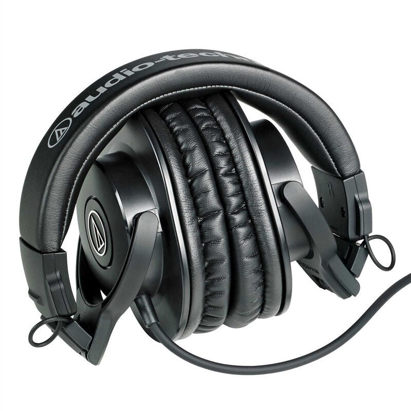 Original Audio-Technica ATH-M30x Professional Monitor Headphones Closed-back Dynamic Over-ear Headsets HiFi Foldable Earphones