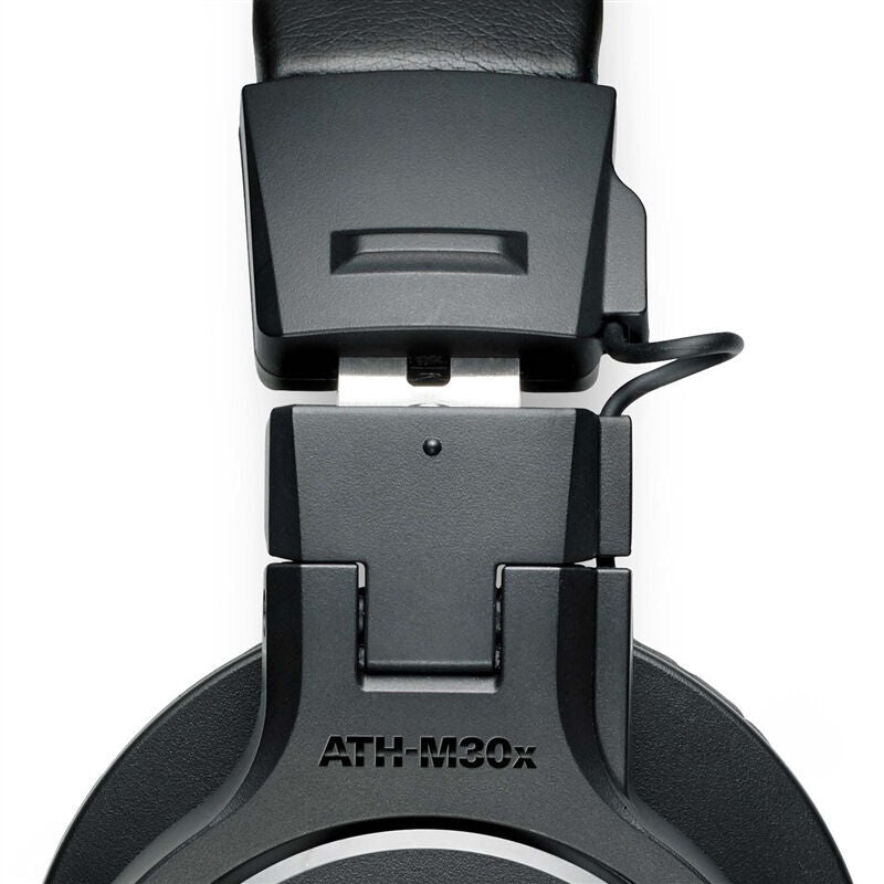 Original Audio-Technica ATH-M30x Professional Monitor Headphones Closed-back Dynamic Over-ear Headsets HiFi Foldable Earphones