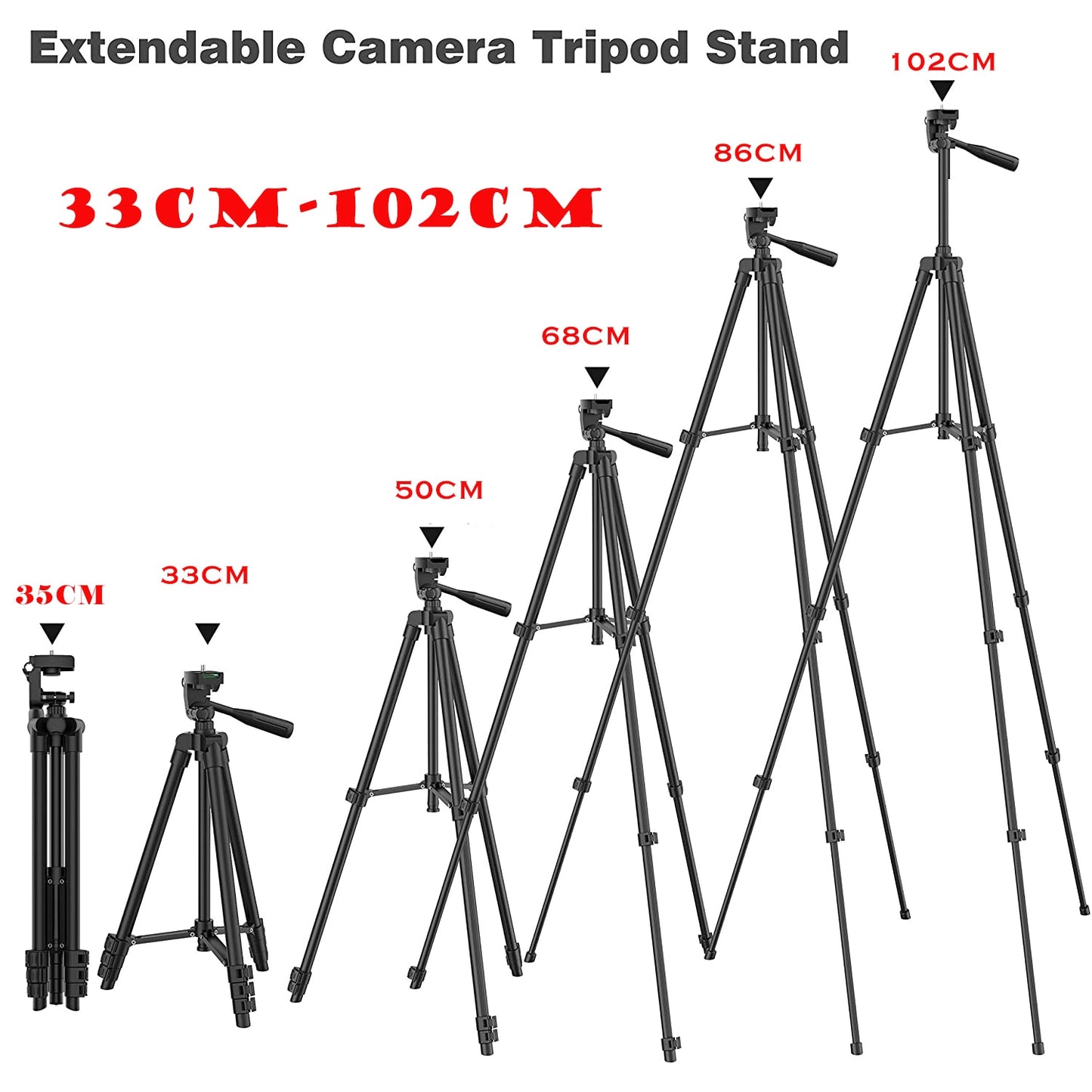 DSLR trépied Flexible extensible voyage léger support télécommande pour téléphone portable caméra Gopro Live Youtube