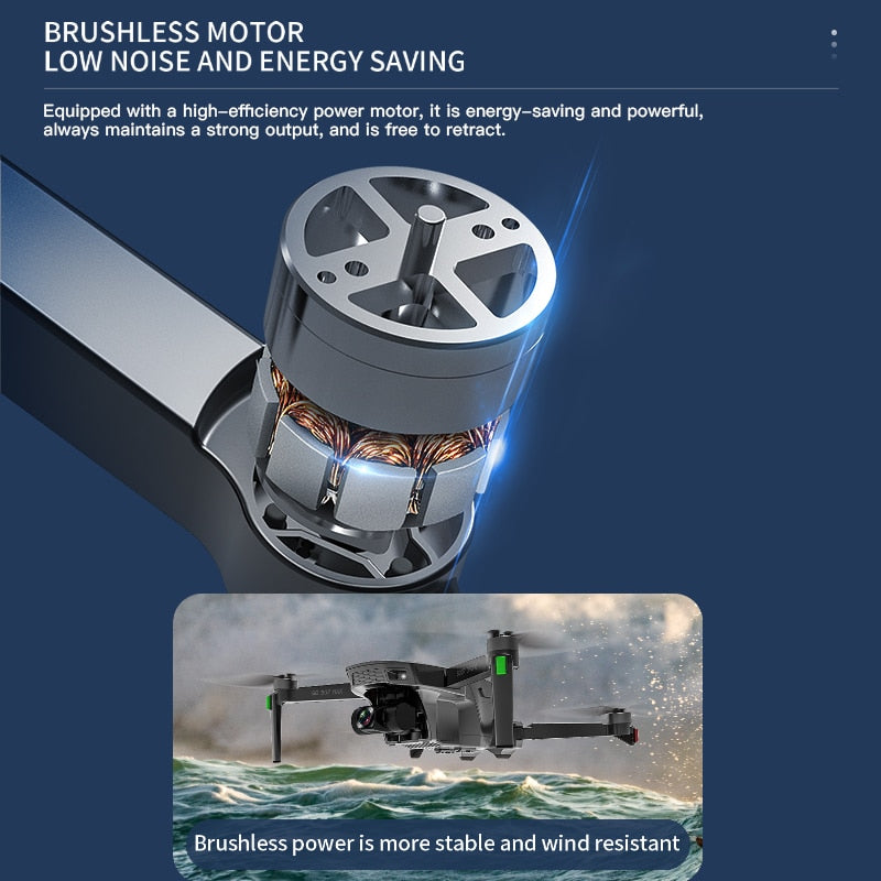 SG907 MAX / SG907SE Drone 4k Profesional Dron avec caméra Cardan 3 axes Brushless 5G Wif GPS Flux optique RC Quadcopter vs SG906