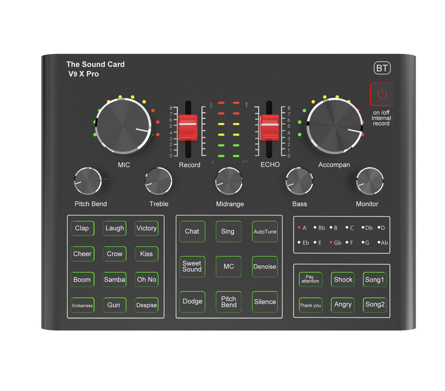 V9XPro BM800 Sound Card Studio Music Set Mixer Noise Reduction Portable Microphone Voice Live Broadcast for Phone PC Record