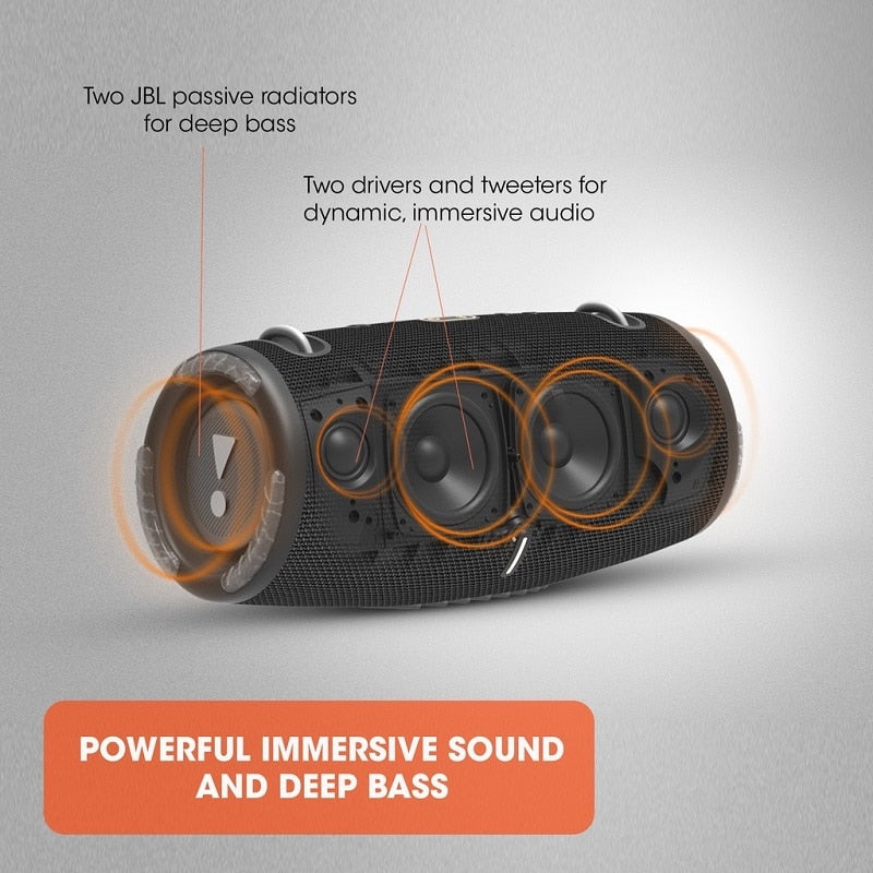 For JBL Xtreme 3 Bluetooth Speaker Waterproof Wireless Bluetooth Speaker Portable Subwoofer Reverse Charging Speaker
