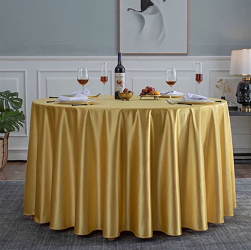 Nappes de tables rondes pour 10-12 personnes