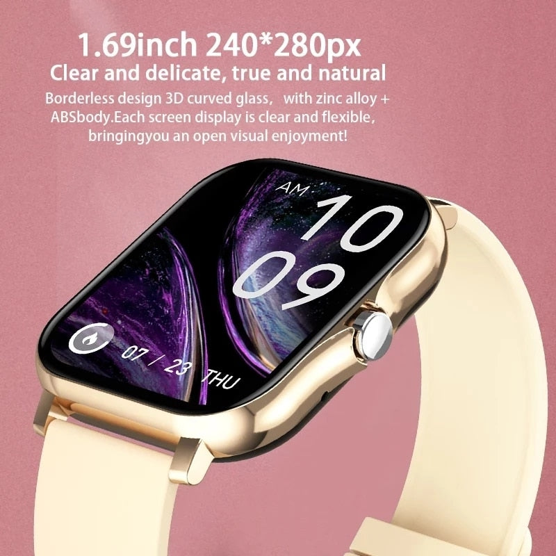Pleine touche Sport montre intelligente hommes femmes fréquence cardiaque Fitness Tracker Bluetooth appel Smartwatch montre-bracelet GTS 2 P8 plus montre + boîte