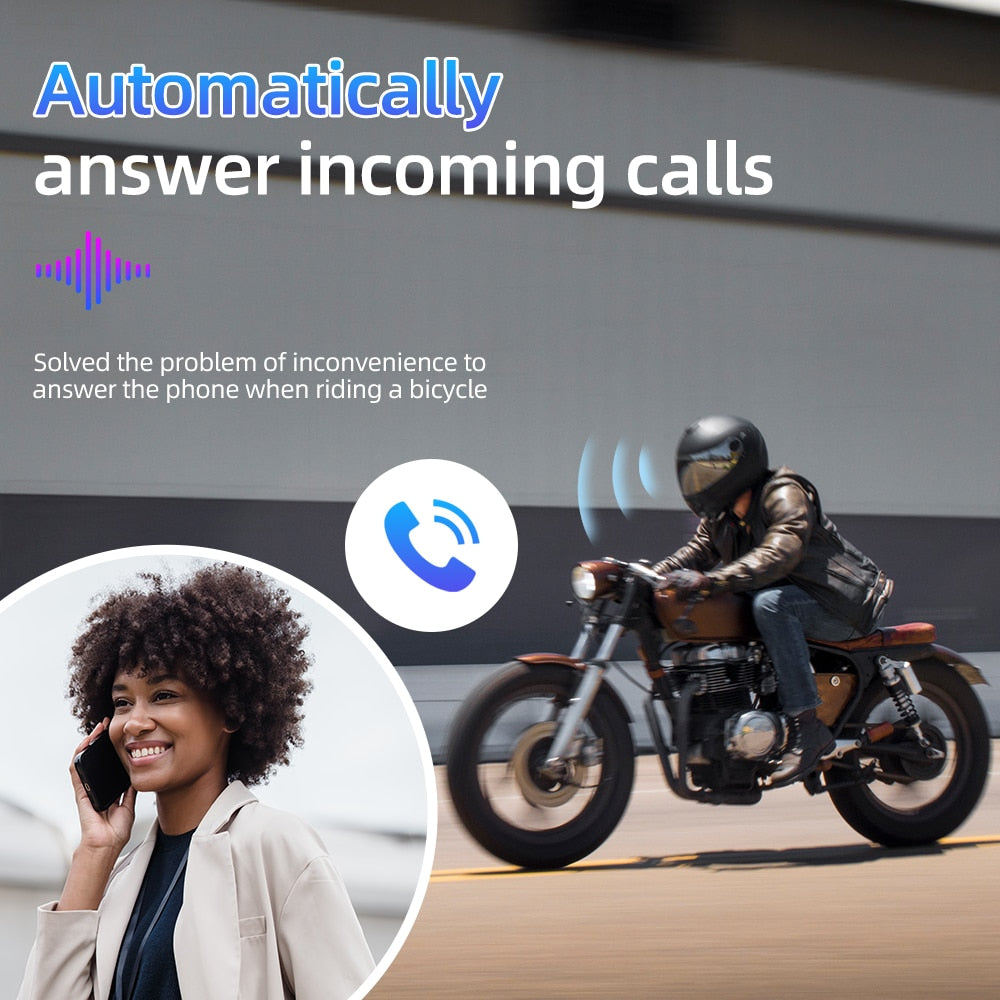 Kebidumei Bluetooth5.0 Speaker Moto Helmet Headset Ultra-Thin Motorcycle Earphones Wireless Headphone Handsfree Call Music Play