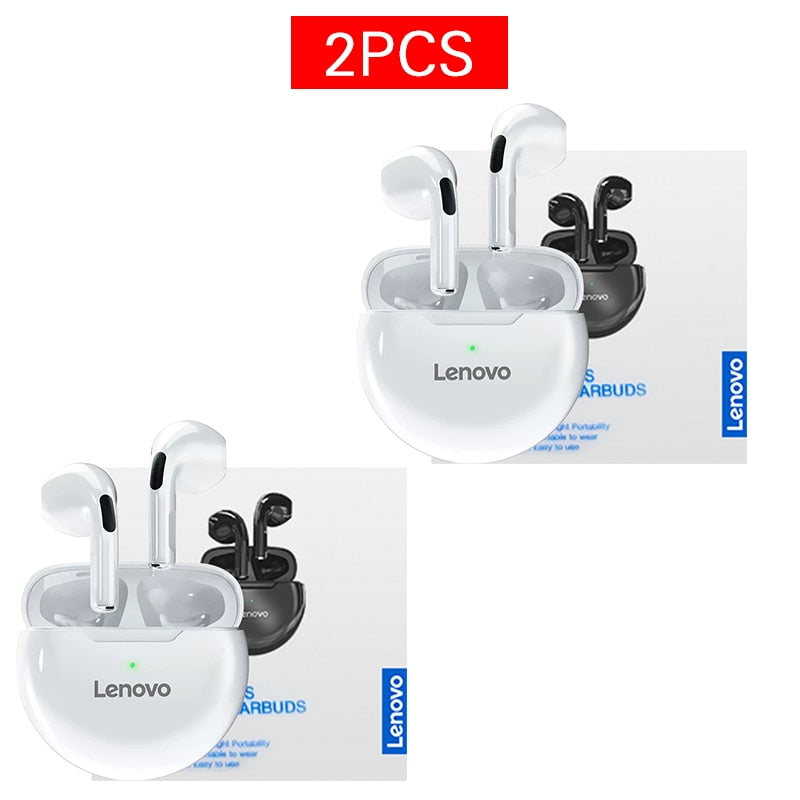 Lenovo HT38 casque sans fil Bluetooth écouteurs TWS HIFI écouteurs casques stéréo aides auditives avec micro pour téléphones de sport