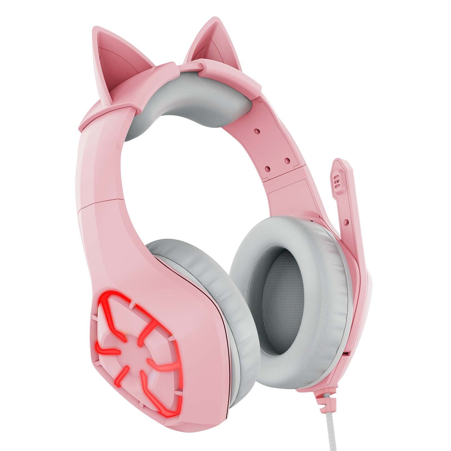 Casque de jeu sans fil USB filaire chat oreille Kitty casque Bluetooth casque 5.0 son HIFI pour PC/MAC/PS4/PS5 Microphone