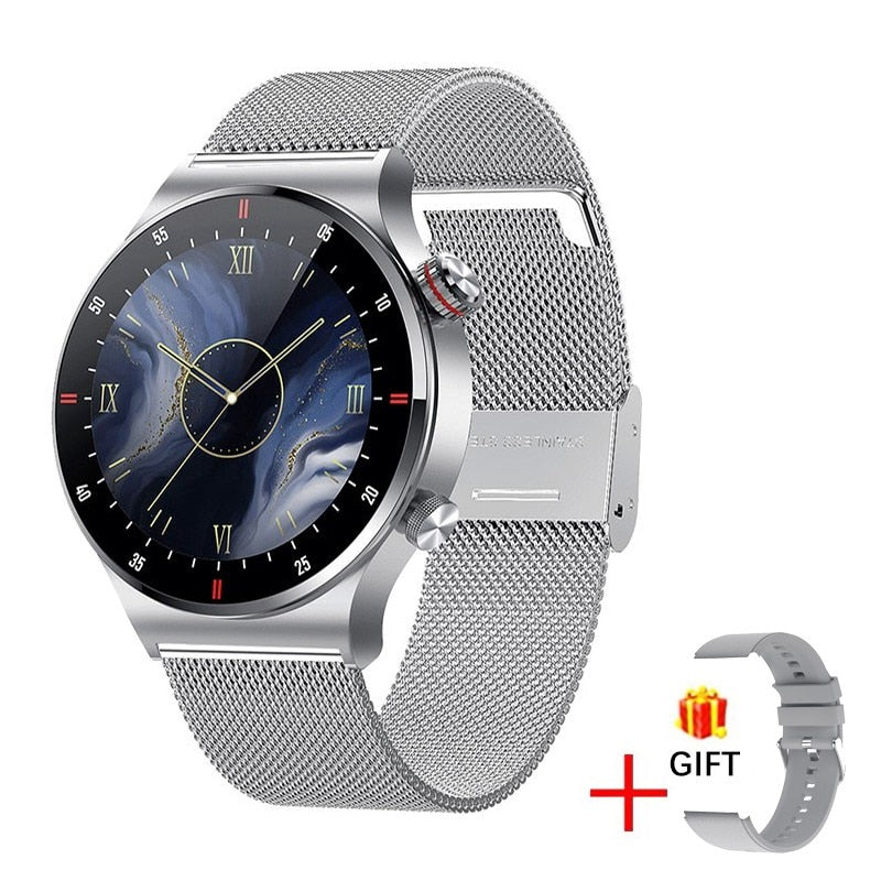 LIGE ECG + PPG Bluetooth appel montre intelligente hommes 2022 Bracelet de sport NFC étanche personnalisé montre visage hommes SmartWatch pour IOS Android