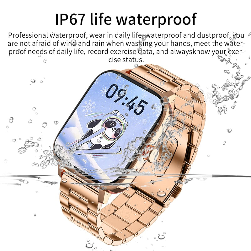 2023 Men Smart Watch Women Custom Dial Smartwatch For Men Android IOS Waterproof Bluetooth Watches Full Touch Bracelet Clock Men