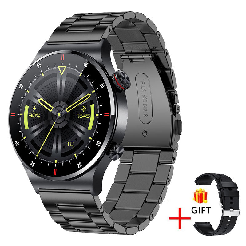 LIGE ECG + PPG Bluetooth appel montre intelligente hommes 2022 Bracelet de sport NFC étanche personnalisé montre visage hommes SmartWatch pour IOS Android