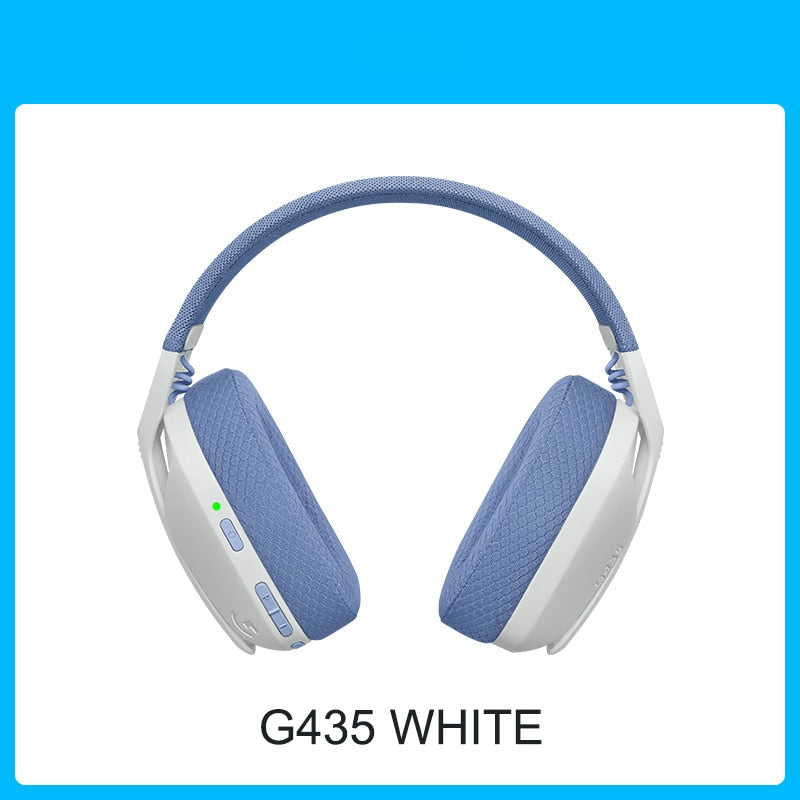 Logitech G435 LIGHTSPEED CASQUE DE JEU SANS FIL 7.1 Surround Sound Gamer Bluetooth Casque Compatible Pour Les Jeux Et La Musique