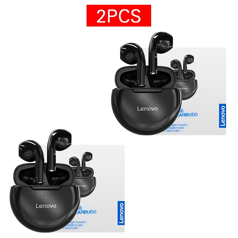 Lenovo HT38 casque sans fil Bluetooth écouteurs TWS HIFI écouteurs casques stéréo aides auditives avec micro pour téléphones de sport