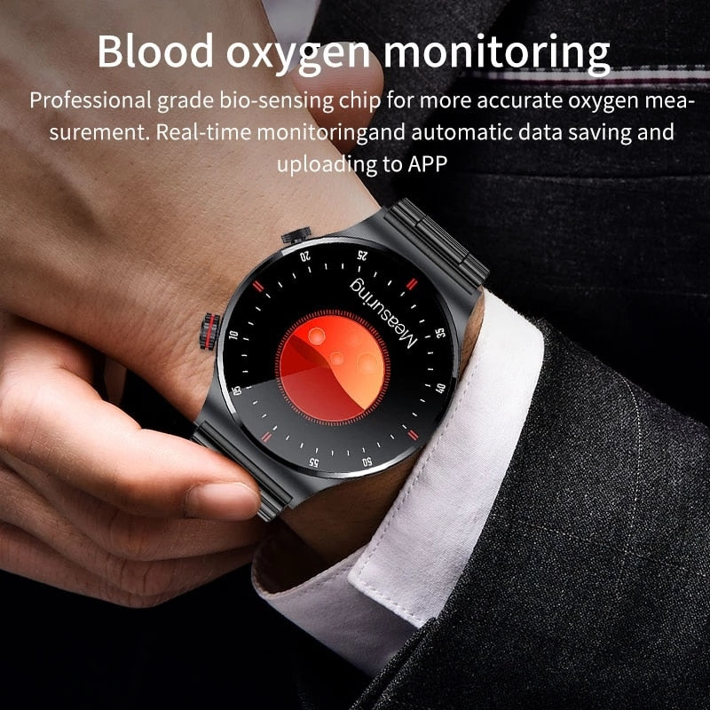 LIGE ECG + PPG Bluetooth appel montre intelligente hommes 2022 Bracelet de sport NFC étanche personnalisé montre visage hommes SmartWatch pour IOS Android