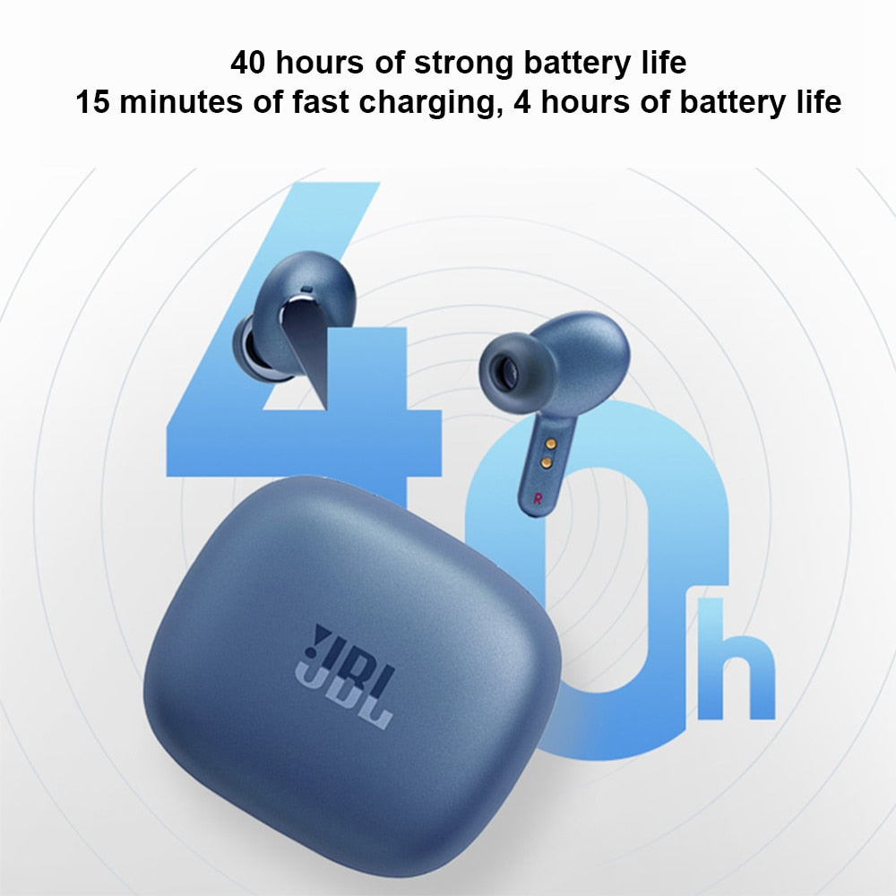 JBL LIVE Pro2 – écouteurs Bluetooth 5.2 TWS, oreillettes de Sport, étanches, casque d'écoute intelligent, stéréo, appels