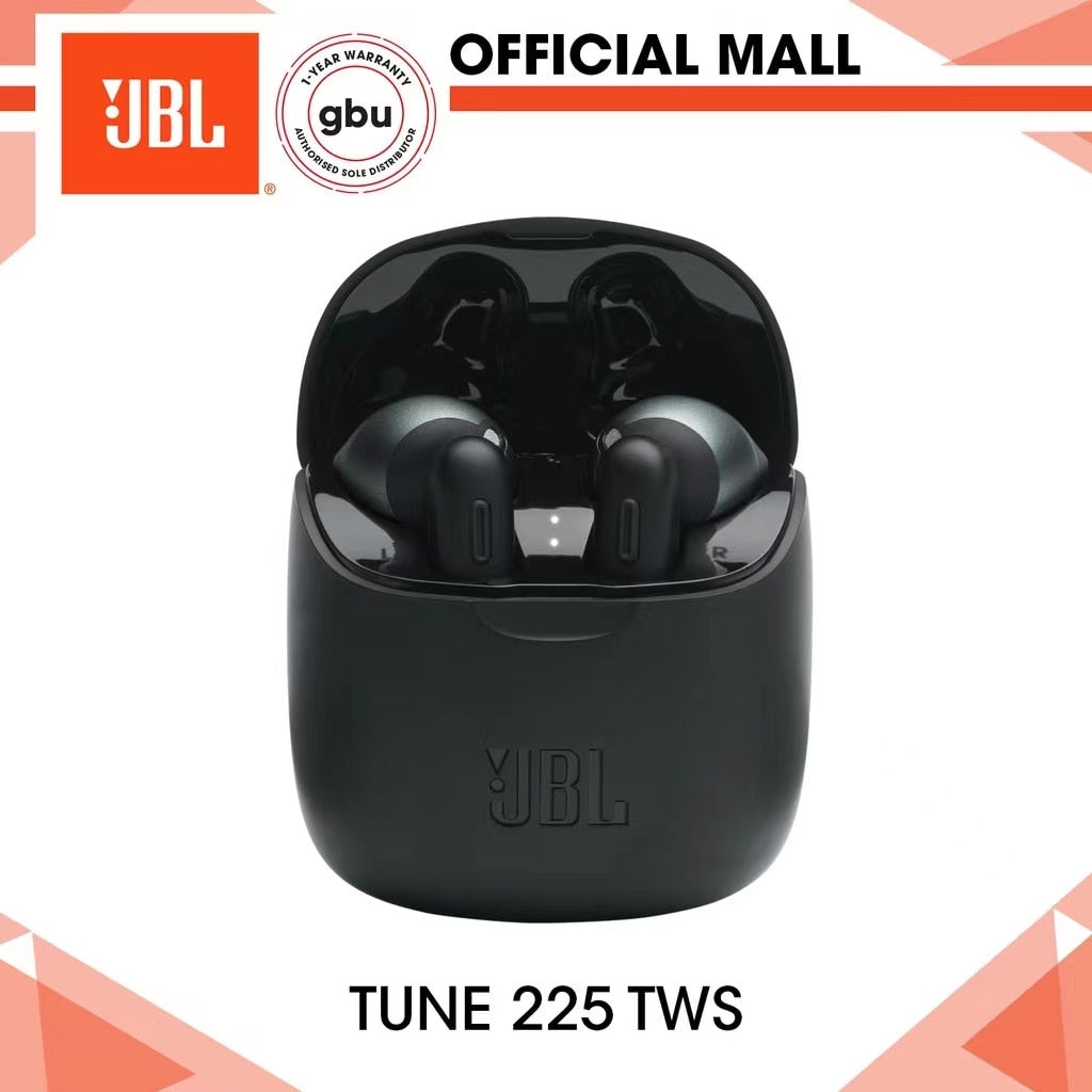 JBL Tune 225 TWS Original sans fil Bluetooth casque sans fil Bluetooth casque stéréo écouteurs Microphone pour IOS Android