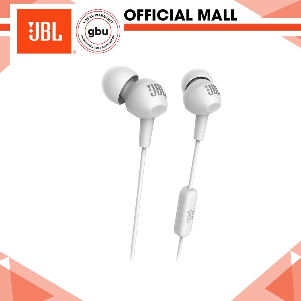 JBL C100Si Original filaire Bluetooth casque stéréo écouteurs basses profondes musique sport casque appel mains libres avec Microphone
