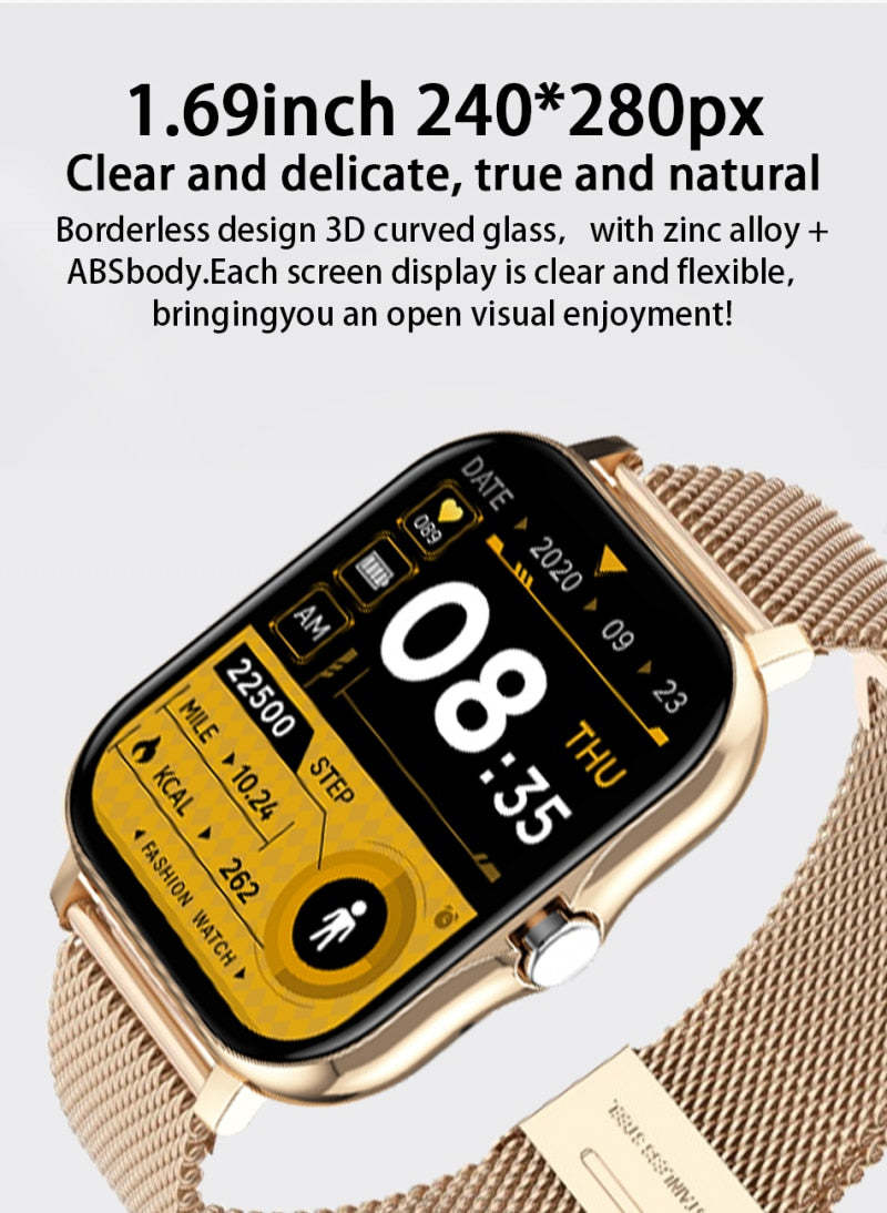 Y13 montre intelligente pour hommes femmes étanche Sport montres Fitness podomètre surveillance de la fréquence cardiaque écran tactile Bracelet d'appel