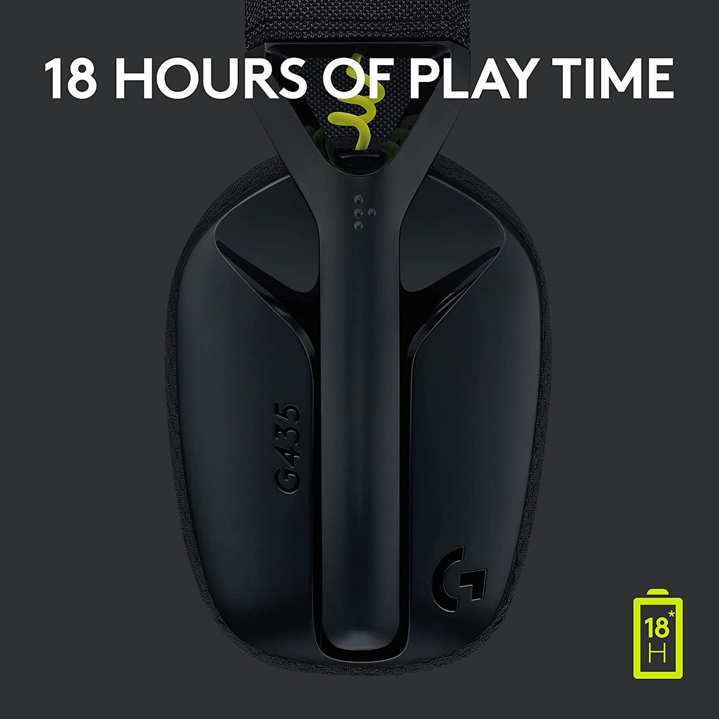 Logitech G435 LIGHTSPEED CASQUE DE JEU SANS FIL 7.1 Surround Sound Gamer Bluetooth Casque Compatible Pour Les Jeux Et La Musique
