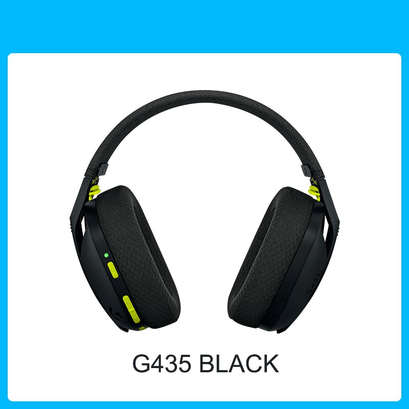 Logitech G435 LIGHTSPEED CASQUE DE JEU SANS FIL 7.1 Surround Sound Gamer Bluetooth Casque Compatible Pour Les Jeux Et La Musique