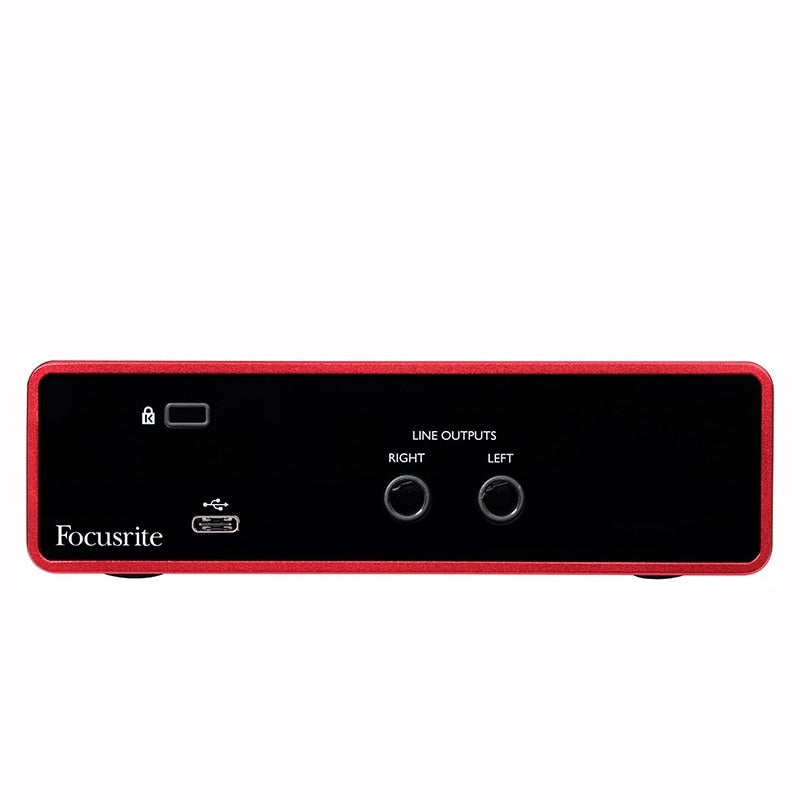 Focusrite Scarlett Solo (3e génération) Interface audio USB avec préampli micro Carte son externe pour guitare et microphone