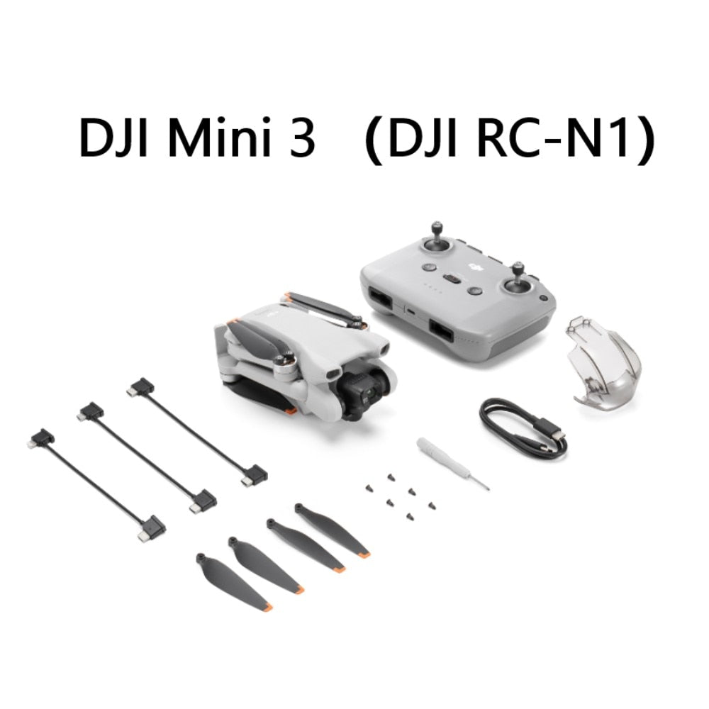 DJI Mini 3 et Mini-3 volent plus de drones combinés pour transmettre 38 min de temps de vol maximum vidéo 4K HDR 10 km de distance de transmission