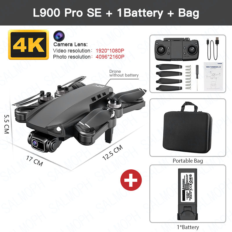 L900 Pro SE MAX Drone 4K Professional With Camera 5G WIFI 360 Obstacle Avoidance FPV Brushless Motor RC Quadcopter Mini Dron