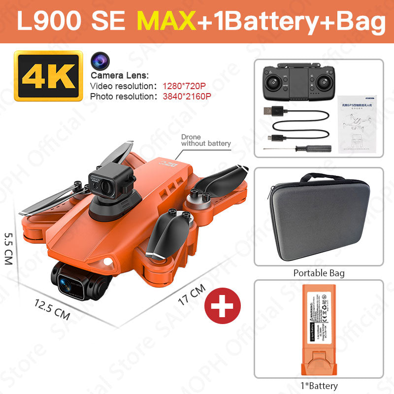 L900 Pro SE MAX Drone 4K Professional With Camera 5G WIFI 360 Obstacle Avoidance FPV Brushless Motor RC Quadcopter Mini Dron