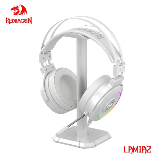 REDRAGON Lamia H320 rvb rétro-éclairage casque de jeu, 7.1 USB son Surround casque d'ordinateur écouteurs avec support de Microphone