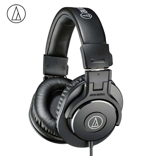 Original Audio-Technica ATH-M30x Professional Monitor Headphones Closed-back Dynamic Over-ear Headsets HiFi Foldable Earphones