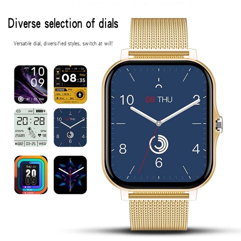 Pleine touche Sport montre intelligente hommes femmes fréquence cardiaque Fitness Tracker Bluetooth appel Smartwatch montre-bracelet GTS 2 P8 plus montre + boîte