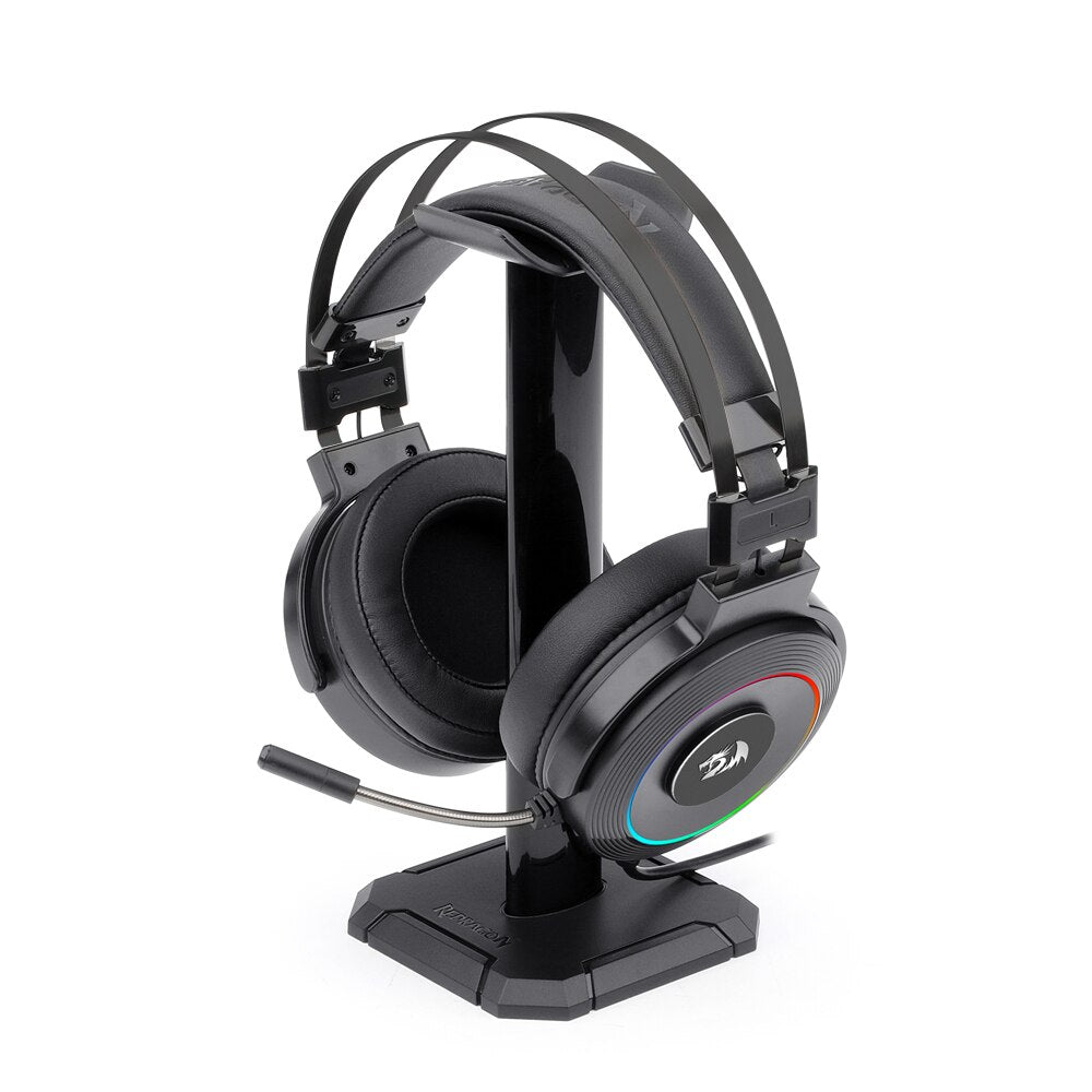 REDRAGON Lamia H320 rvb rétro-éclairage casque de jeu, 7.1 USB son Surround casque d'ordinateur écouteurs avec support de Microphone