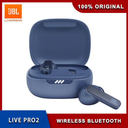 JBL LIVE Pro2 – écouteurs Bluetooth 5.2 TWS, oreillettes de Sport, étanches, casque d'écoute intelligent, stéréo, appels