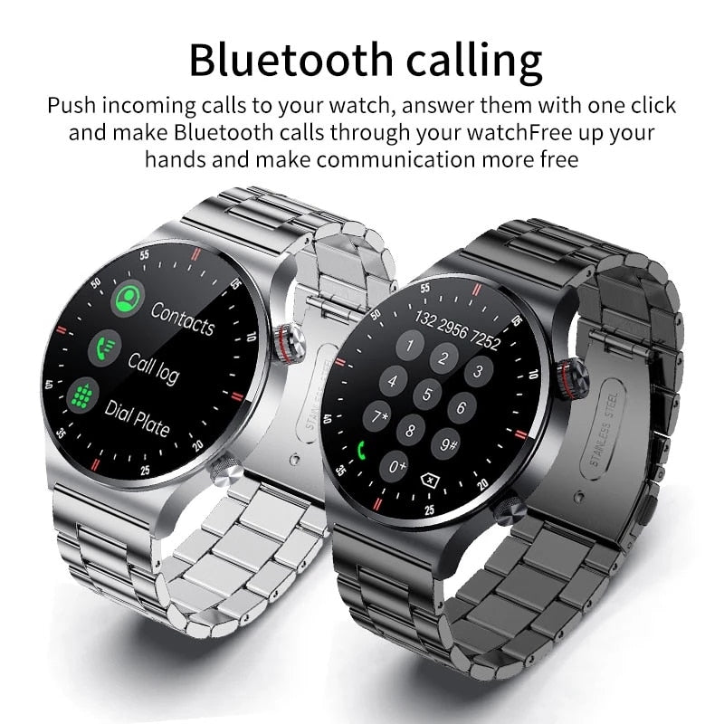 LIGE ECG + PPG Bluetooth appel montre intelligente hommes 2022 Bracelet de sport NFC étanche personnalisé montre visage hommes SmartWatch pour IOS Android