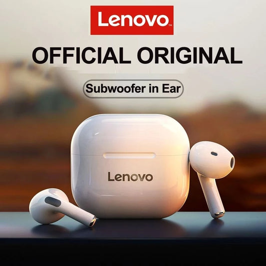 Nouveau Original Lenovo LP40 TWS écouteur sans fil Bluetooth 5.0 double réduction du bruit stéréo contrôle tactile des basses longue veille 230 mAH