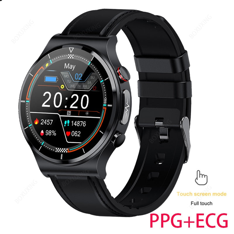 2023 New ECG+PPG Smart Watch Men Blood Pressure Heart Rate Watches IP68 Waterproof Fitness Tracker Smartwatch For Huawei Xiaomi