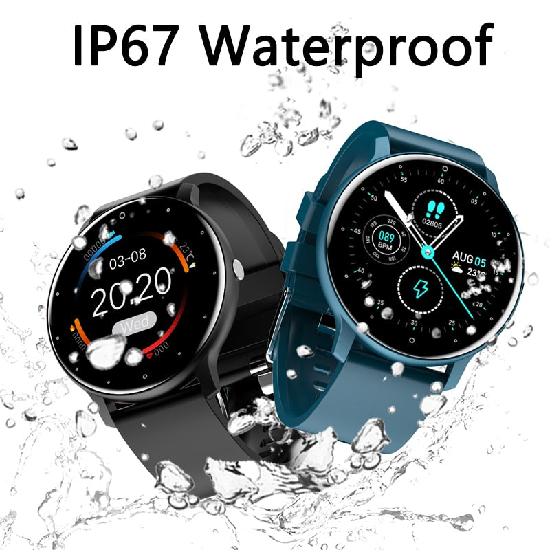 2022 montre intelligente hommes femmes plein écran tactile Sport Fitness montre homme IP67 étanche Bluetooth pour Android IOS Smartwatch hommes