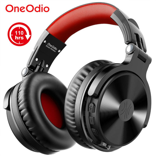 Oneodio 110h casque sans fil Bluetooth 5.2 + casque de jeu filaire 2 en 1 avec microphone pour PC PS4 Call Center Office Skype