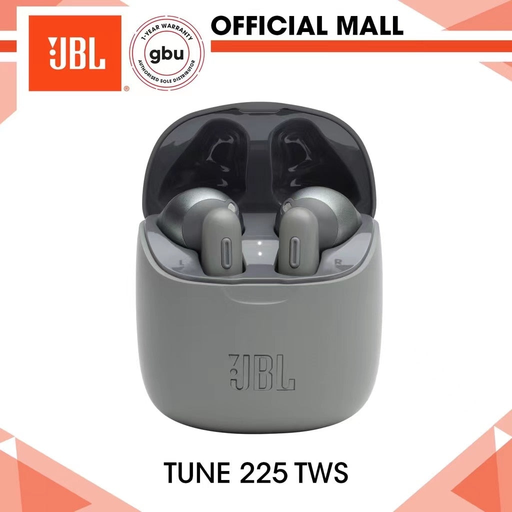 JBL Tune 225 TWS Original sans fil Bluetooth casque sans fil Bluetooth casque stéréo écouteurs Microphone pour IOS Android