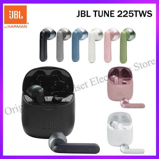 JBL Tune 225 TWS Original sans fil Bluetooth casque sans fil Bluetooth casque stéréo écouteurs Microphone pour IOS Android