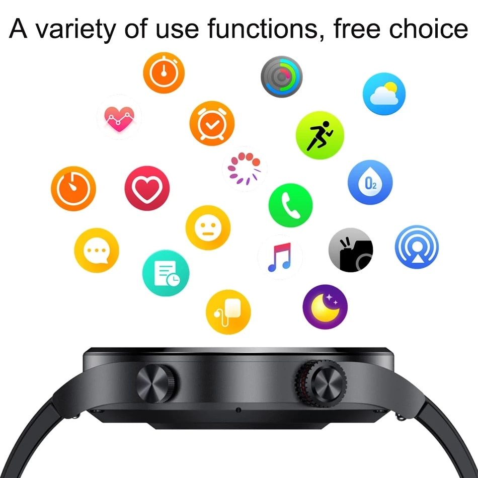 LIGE ECG + PPG Bluetooth appel montre intelligente hommes 2022 Bracelet de sport NFC étanche personnalisé montre visage hommes SmartWatch pour IOS Android