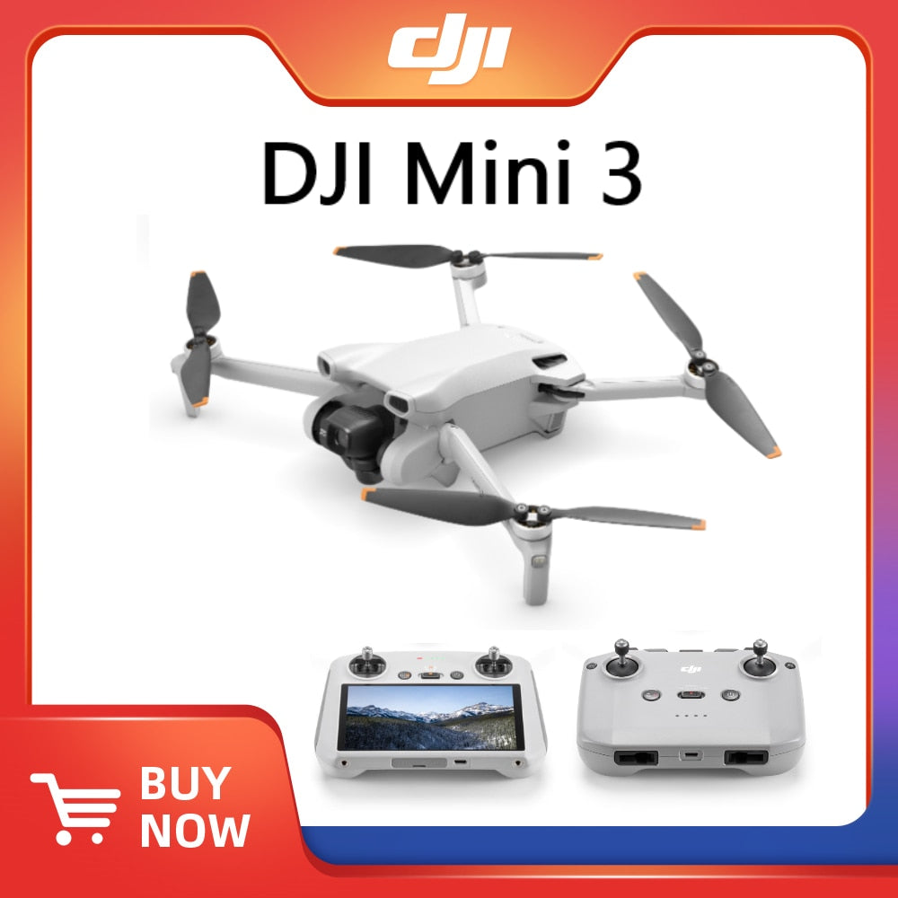 DJI Mini 3 et Mini-3 volent plus de drones combinés pour transmettre 38 min de temps de vol maximum vidéo 4K HDR 10 km de distance de transmission