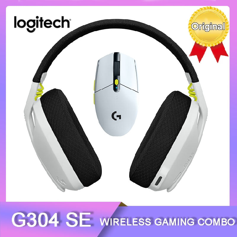 Ensemble de jeu sans fil Logitech G Gaming Combo (G435 SE+G304 SE) Ensemble souris sans fil et casque Bluetooth pour PC/PS4/PS5 ETC