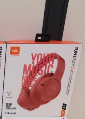 Original JBL Tune 760NC / 760 NC Casque Bluetooth sans fil pliable – Avec son JBL Pure Bass et suppression active du bruit – Jusqu'à 44 heures d'autonomie