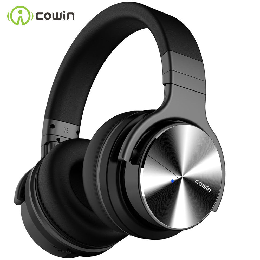 Cowin E7Pro [Mise à niveau] Casque Bluetooth à suppression active du bruit Casque Bluetooth sans fil sur l'oreille stéréo avec microphone