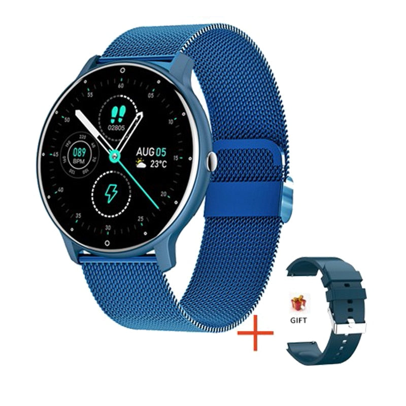 2022 montre intelligente hommes femmes plein écran tactile Sport Fitness montre homme IP67 étanche Bluetooth pour Android IOS Smartwatch hommes