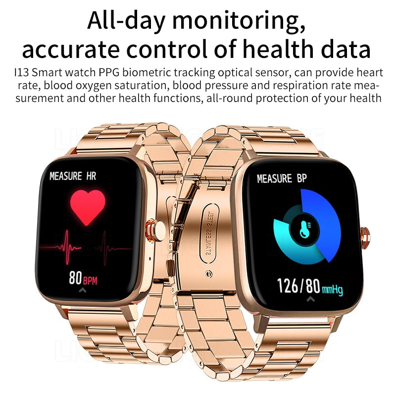 2023 Men Smart Watch Women Custom Dial Smartwatch For Men Android IOS Waterproof Bluetooth Watches Full Touch Bracelet Clock Men