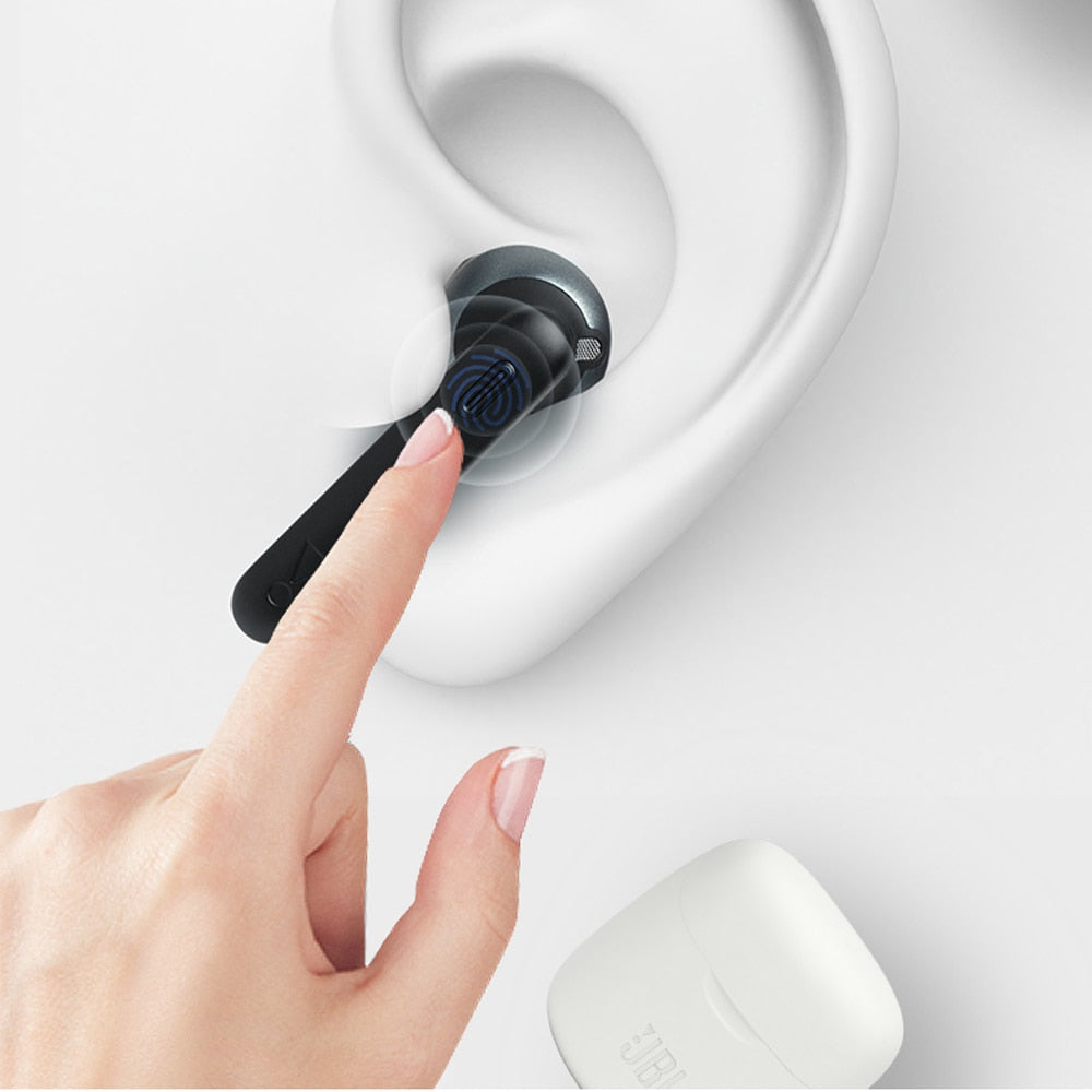 JBL Tune 220TWS – Ecouteurs Pure Bass sans fil – Appels stéréo mains libres grâce au bluetooth